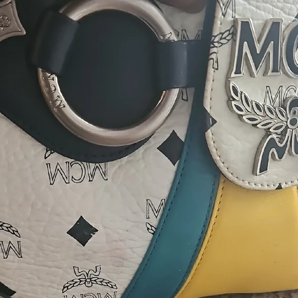 MCM Rare Visetos Shoulder Bag w/COA  - Picture 9 of 13